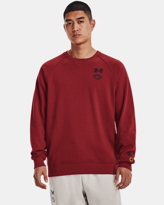 Men's UA Terry Lunar New Year Crew in Red image number 0